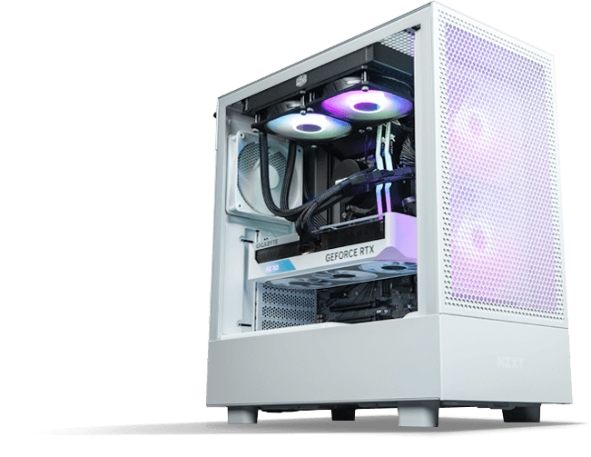 Mwave Arctic Flow Gaming PC i5 13600K + GeForce RTX 4070
